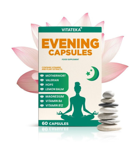Večerný relax komplex - 60 kapsúl - Vitateka