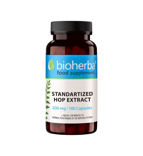 Chmeľ extrakt 200 mg – 100 kapsúl – Bioherba Chmeľ extrakt 200 mg – 100 kapsúl – Bioherba