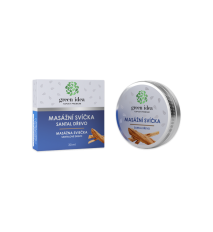 Masážna sviečka – santalové drevo 30 ml – Green idea