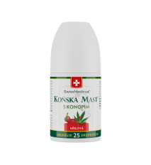 Konská masť s konope hrejivá ROLL-ON - 90 ml - SwissMedicus Konská masť s konope hrejivá ROLL-ON - 90 ml - SwissMedicus