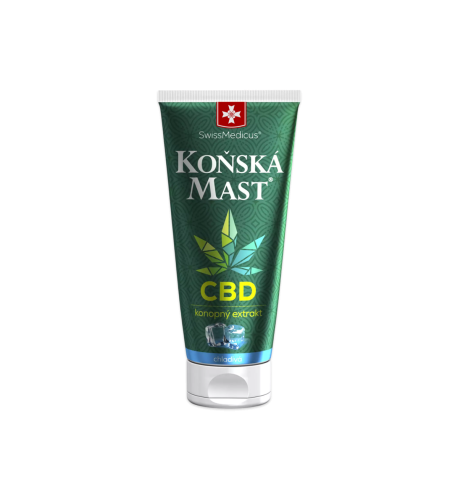 Konská masť s CBD chladivá 250 ml – Green idea
