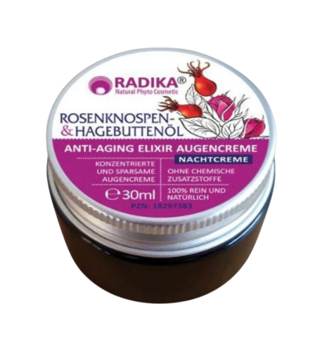 Anti-aging očný krém s ružovými púčikmi a šípkovým olejom - 30 ml - Bioherba