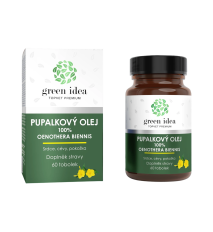Pupalkový olej - 60 kapsúl - Green idea Pupalkový olej - 60 kapsúl - Green idea