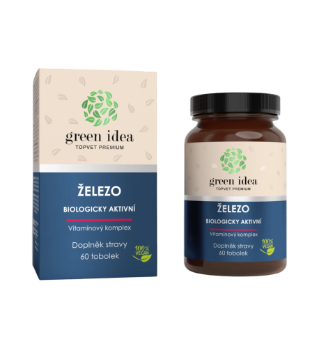 Železo - vitamínový komplex - 60 kapsúl - Green idea Železo - vitamínový komplex - 60 kapsúl - Green idea