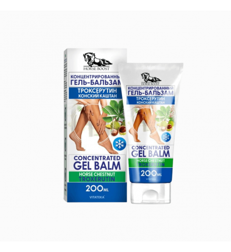 Gélový balzam na nohy Troxerutin s pagaštanom konským - 200 ml - Vitateka