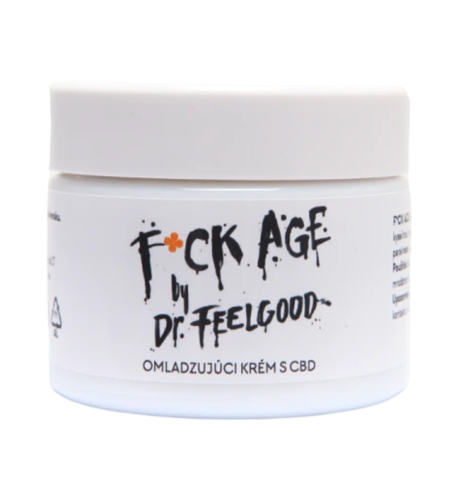 F*CK AGE pleťový krém s CBD - 50 ml - Dr. Feelgood F*CK AGE pleťový krém s CBD - 50 ml - Dr. Feelgood