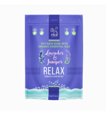 Relax - kúpeľová soľ s levanduľou a borievkou - oddych a odbúranie stresu - 330 g - INA Essentials Relax - kúpeľová soľ s levanduľou a borievkou - oddych a odbúranie stresu - 330 g - INA Essentials