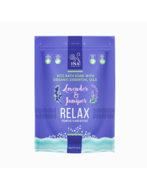 Relax - kúpeľová soľ s levanduľou a borievkou - oddych a odbúranie stresu - 330 g - INA Essentials