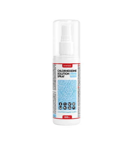 Chlórhexidínový roztok 0,05 % v spreji - 100 ml - Vitateka
