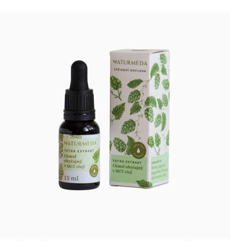 Chmeľ obyčajný – Tetra bylinný extrakt 15 ml - Naturmeda