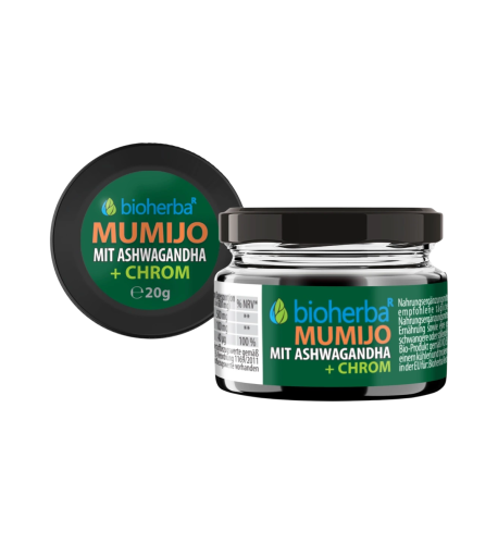 Mumio extrakt Shilajit s Ashwagandhou - 20 g - Bioherba Mumio extrakt Shilajit s Ashwagandhou - 20 g - Bioherba
