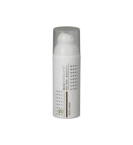Opaľovací krém SPF 20 – starostlivosť o pokožku na slnku 50 ml – Green idea
