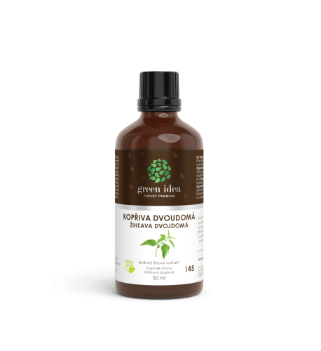 Žihľava dvojdomá – tinktúra – kvapky 50 ml – Green idea Žihľava dvojdomá – tinktúra – kvapky 50 ml – Green idea