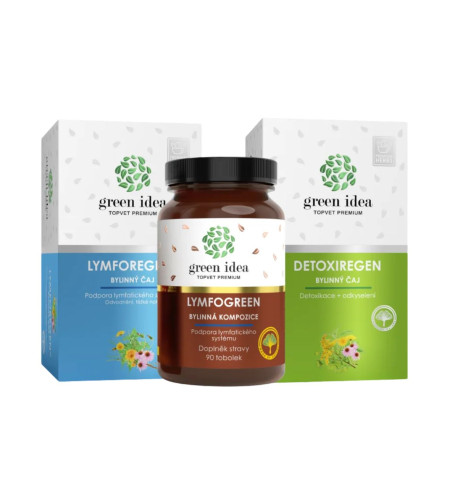Zvýhodnený set Detox & Lymfa - Green idea