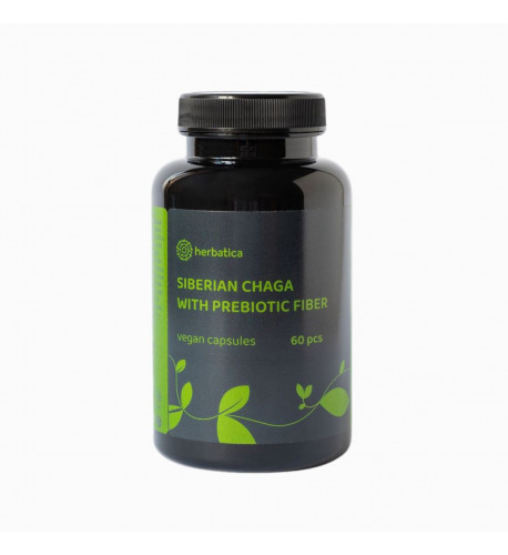 Čaga sibírska - 60 vegánskych kapsúl s INULÍNOM