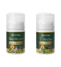 Zvýhodnený set: Anti‑Age Duo – Skin Revive SuperSerum + 7 Herbs Face Cream Zvýhodnený set: Anti‑Age Duo – Skin Revive SuperSerum + 7 Herbs Face Cream