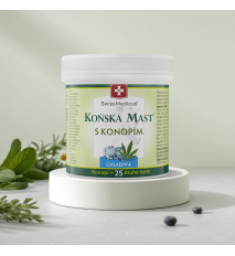 Konská masť s konope chladivá - 75 ml - SwissMedicus