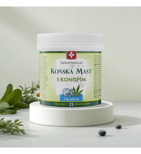 Konská masť s konope chladivá - 75 ml - SwissMedicus