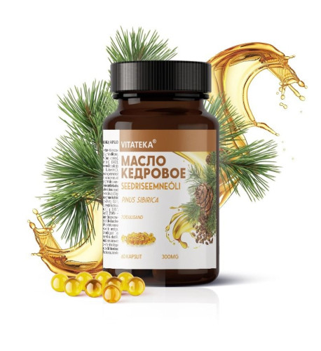 Cédrový olej 300 mg – 60 kapsúl – Vitateka