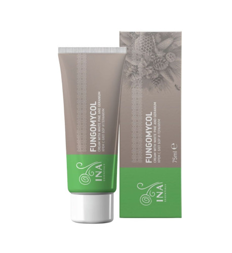 Fungomycol - krém 2v1 na plesne nechtov a suchú, popraskanú pokožku - 75 ml - INA Essentials Fungomycol - krém 2v1 na plesne nechtov a suchú, popraskanú pokožku - 75 ml - INA Essentials