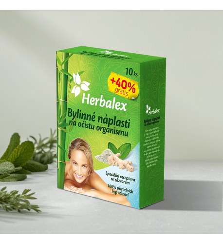 Bylinné náplasti na očistu organizmu - 60 ks - Herbalex