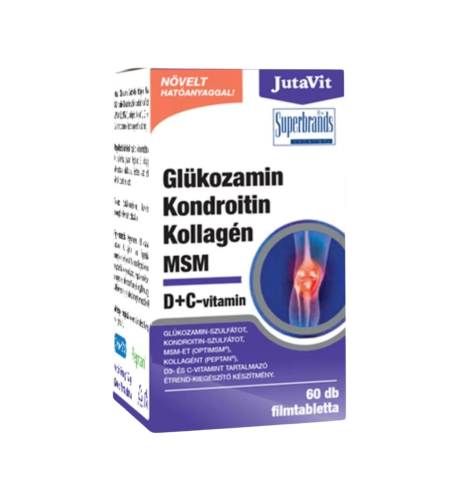 Glukozamín, chondroitín, kolagén a MSM - doplnok stravy - 60 tabliet - JutaVit Glukozamín, chondroitín, kolagén a MSM - doplnok stravy - 60 tabliet - JutaVit