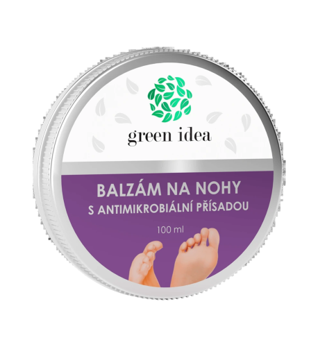 Balzam na nohy s antimikrobiálnou prísadou – 100 ml – Green idea