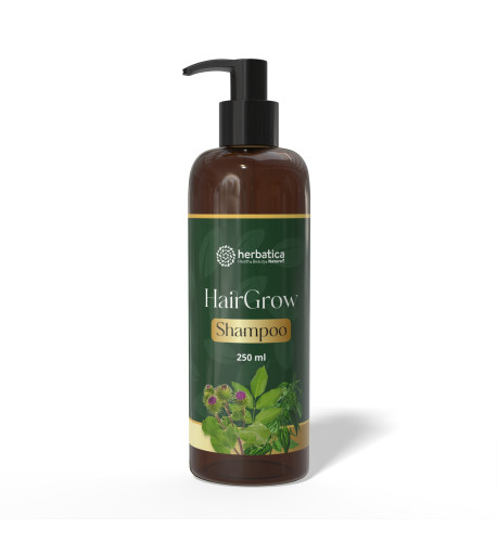 HairGrow Shampoo – šetrný bylinný šampón na podporu rastu vlasov – 250 ml