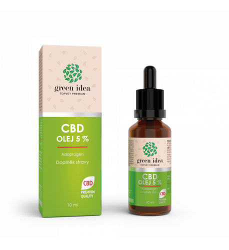 CBD olej 5 % – 10 ml – Green idea