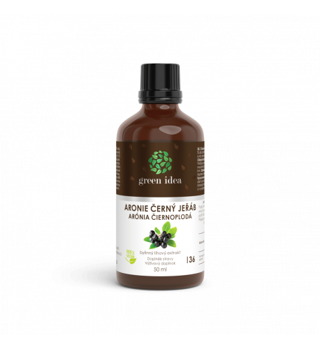 Arónia – čierna jarabina tinktúra – kvapky 50 ml – Green idea