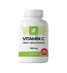 Vitamín C 1000mg + Šípky + Bioflavonoidy - 40 tabliet - Dr. Fleming