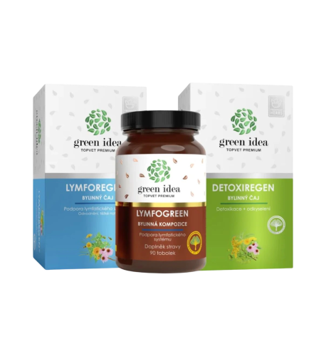 Zvýhodnený set Detox & Lymfa - Green idea