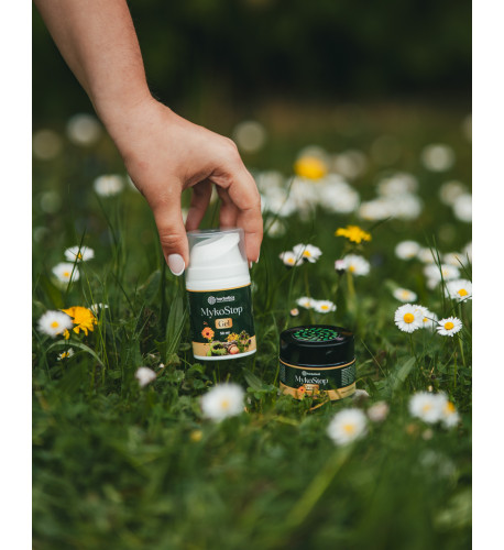 MykoStop Gel - antimykotický regeneračný gél na pokožku a nechty - 50 ml MykoStop Gel - antimykotický regeneračný gél na pokožku a nechty - 50 ml