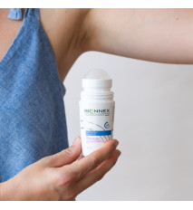 Minerálny deodorant roll-on 2v1 pri hyperpigmentácii - 75ml - Bionnex