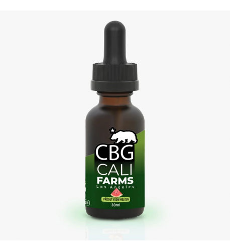 CBD + CBG Olej (2000 mg CBD + 500 mg CBG) - Vodný melón - 30 ml - CaliFarms