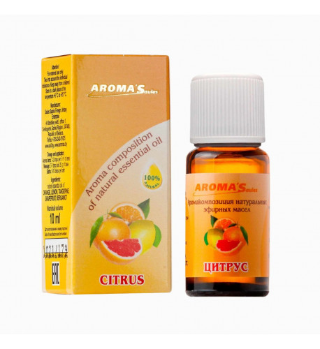 Zmes esenciálnych olejov Citrus - 10 ml - Aroma'Saules