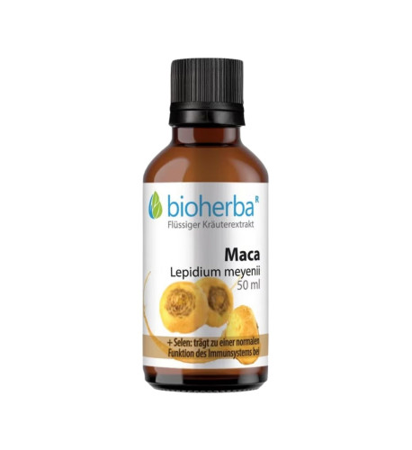 Maca - tinktúra kvapky - 50 ml - Bioherba Maca - tinktúra kvapky - 50 ml - Bioherba