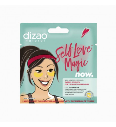 Prírodná hydrogélová očná maska s kolagénom Gold - 8g - Dizao
