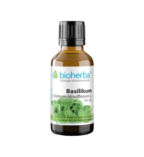 Bazalka posvätná (tulsi) - tinktúra kvapky - 50 ml - Bioherba