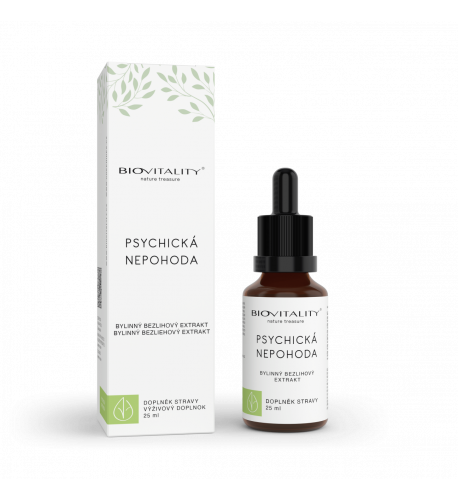 Psychická nepohoda – bezalkoholová tinktúra – kvapky 25 ml – Green idea