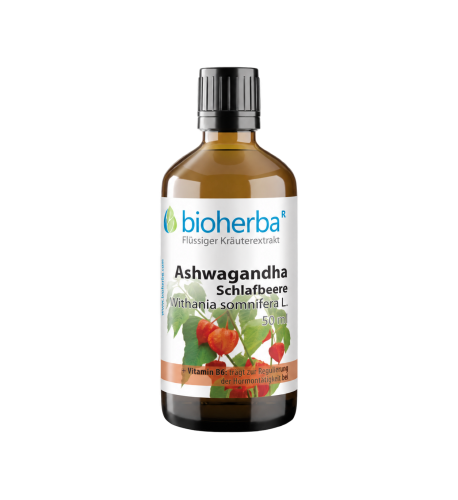 Ashwagandha kvapky – tinktúra – 50 ml – Bioherba