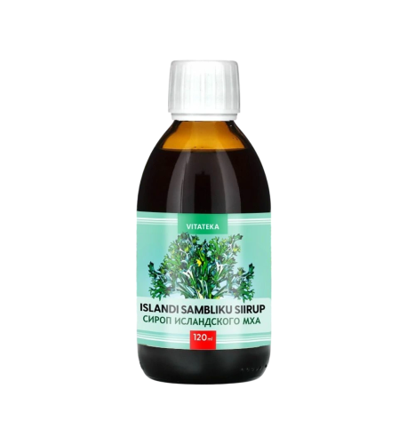 Sirup z islandského lišajníka – 120 ml – Vitateka Sirup z islandského lišajníka – 120 ml – Vitateka