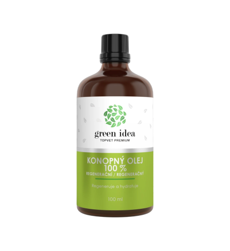 Regeneračný konopný olej 100 % – 100 ml – Green idea Regeneračný konopný olej 100 % – 100 ml – Green idea