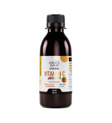 Lipozomálny vitamín C JUNIOR 200 ml - príchuť mango, 40 dávok - Adelle Davis