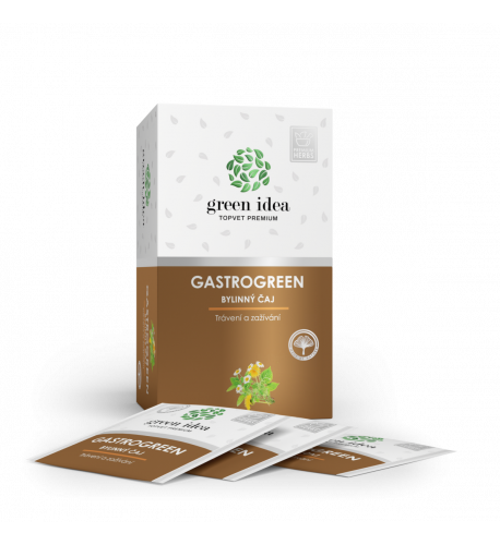 Herbex Gastrogreen - bylinný čaj 20 vrecúšok - Green idea