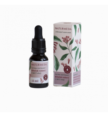 Klinčekovec voňavý – Tetra bylinný extrakt – 15 ml – Naturmeda