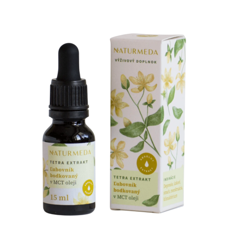 Ľubovník bodkovaný – Tetra bylinný extrakt – 15 ml – Naturmeda