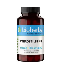 Pterostilbén 50 mg – 60 kapsúl – Bioherba Pterostilbén 50 mg – 60 kapsúl – Bioherba