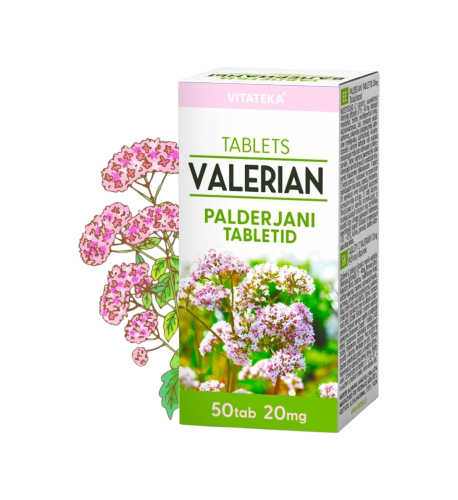 Valeriána lekárska 20 mg - 50 tabliet - Vitateka