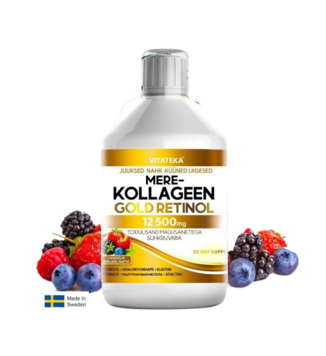 Morský kolagén Gold s retinolom 12 500 mg - 500 ml - Vitateka